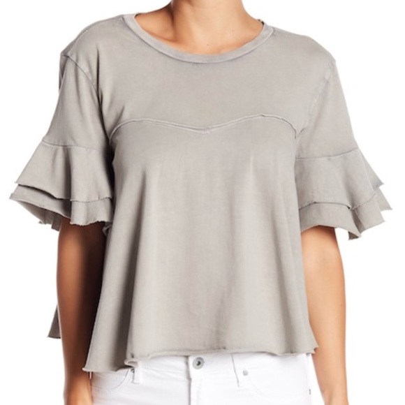 Abound Tops - NWT Short Sleeve Ruffle Tee